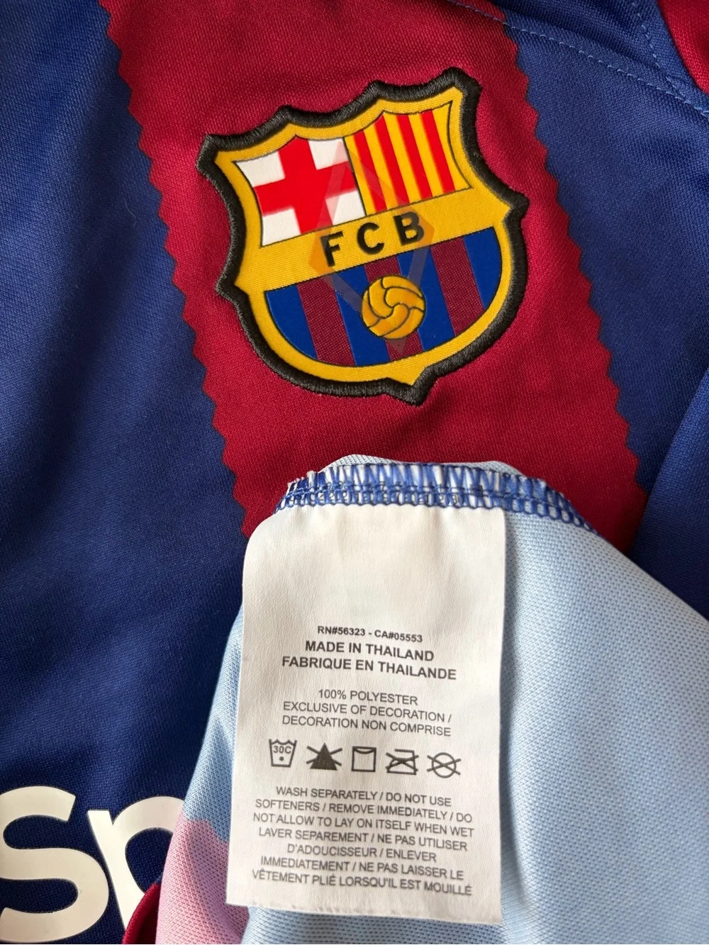 Nike Dr-Fit FC Barcelona 2023-24 Home Kit/Jersey, Size: Youth Medium
